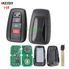 KEYDIY TB01-4 button KD Smart Key Universal Remote Control with 8A chip for Toyota Corolla RAV4 Camry/Lexus