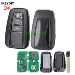 KEYDIY TB01 3 button KD Smart Key Universal Remote Control with 8A chip for Toyota Corolla RAV4 Camry/Lexus
