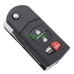 For Mazda 6 3+1 flip remote key with 4D63 chip 313.8mhz FSK KPU41788