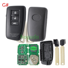 Lonsdor LT20-04 Smart Key with key shell 8A+4D Adjustable Frequency For Toyota & Lexus 0010 0020 7930 2110 Support K518 & K518ISE & KH100+