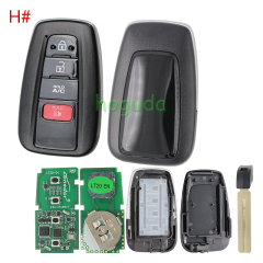 Lonsdor LT20-04 Smart Key with key shell 8A+4D Adjustable Frequency For Toyota & Lexus 0010 0020 7930 2110 Support K518 & K518ISE & KH100+