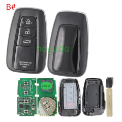Lonsdor LT20-04 Smart Key with key shell 8A+4D Adjustable Frequency For Toyota & Lexus 0010 0020 7930 2110 Support K518 & K518ISE & KH100+