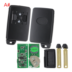 Lonsdor LT20-03 Smart Key PCB with key shell 8A+4D Adjustable Frequency For Toyota 0780 Support K518 & K518ISE & KH100+ Transponder chip: ID71 CHIP P1:9F Frequency: 433MHz 271451-0780