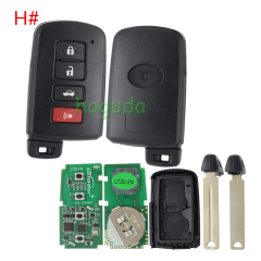 Lonsdor LT20-04 Smart Key with key shell 8A+4D Adjustable Frequency For Toyota & Lexus 0010 0020 7930 2110 Support K518 & K518ISE & KH100+