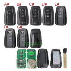 Lonsdor LT20-04 Smart Key with key shell 8A+4D Adjustable Frequency For Toyota & Lexus 0010 0020 7930 2110 Support K518 & K518ISE & KH100+