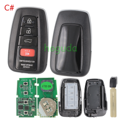 Lonsdor LT20-04 Smart Key with key shell 8A+4D Adjustable Frequency For Toyota & Lexus 0010 0020 7930 2110 Support K518 & K518ISE & KH100+