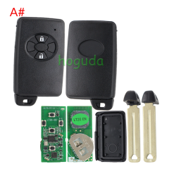 Lonsdor LT20-03 Smart Key PCB with key shell 8A+4D Adjustable Frequency For Toyota 0780 Support K518 & K518ISE & KH100+ Transponder chip: ID71 CHIP P1:9F Frequency: 433MHz 271451-0780