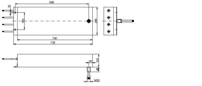 380vac 70A emi power line filter