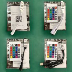 Bluetooth Music IR 24 Keys mini RGB Controller APP: "Lotus Lantern"