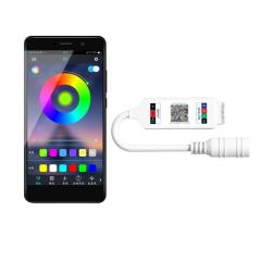 Bluetooth Music IR 24 Keys mini RGB Controller APP: "Lotus Lantern"