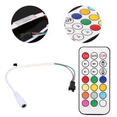 RF 21 Keys SPI LED Controller -- DC5-24V IC led strip light controller