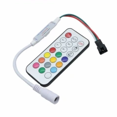 RF 21 Keys SPI LED Controller -- DC5-24V IC led strip light controller