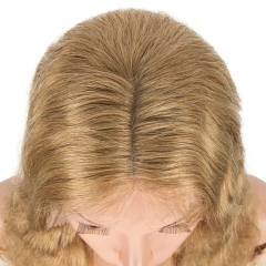 Superbar Human Hair Lace Calp Wigs Wigswith Natural Lace Hairline Body Wave Wig with BabyHair Brown Blonde Color