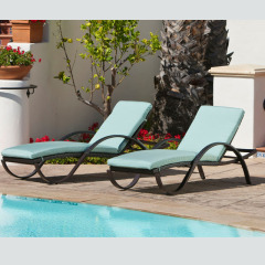 RC09 comfortable and fashionable outdoor plastic sunbed for beach