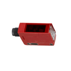 German Leuze mirror reflective photoelectric sensor model PRK25C/2N-M12