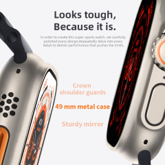 Best selling ZW8 Ultra Max smart watch series 8 ZW8 ultra Max energy watch BT call IP67 waterproof wireless charging HD screen