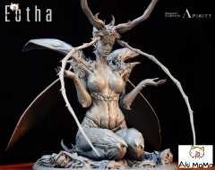 (Pre-order Closed)Eotha By Apikitt Unpainted Figure Blank Kit Model(Grey Model)