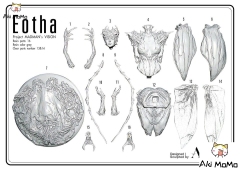 (Pre-order Closed)Eotha By Apikitt Unpainted Figure Blank Kit Model(Grey Model)