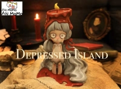 (Pre-order Closed)Candle girl Era Grey Version Depressed Island Series 24 cm By LABOLI Studio