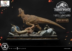 (Pre-order) Deluxe Ver. Jurassic World: Fallen Kingdom (Film) Tyrannosaurus-Rex & Carnotaurus LMCJW2-07DX 1/15 Scale Statue By Prime 1 Studio