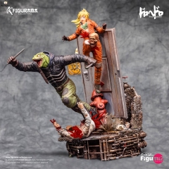 (In Stock) Dorohedoro Caiman & Nikaido Elite Figumiz 1/8 Statue By Figurama Collectors