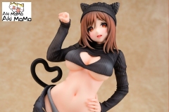 (Pre-order) Daiki Kougyou Cat-ish Girl Kuroneko chan illustration by Matarou 1/6 Figure