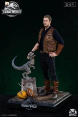 (Pre-order) Jurassic World: Fallen Kingdom Owen and Baby Blue 1/4 Scale Statue by Infinity Studio
