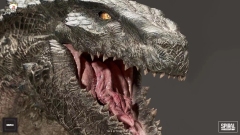 Legacy Series Godzilla 1998 (Film) Zilla Statue By Spiral Studio