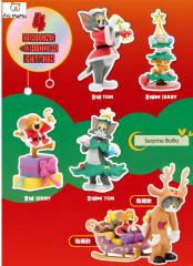 52TOYS Tom And Jerry Merry Christmas Series Blind Box Confirmed Set of 4 (No Duplicate) Figure