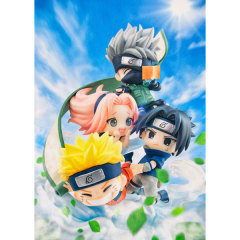 MegaHouse FigUnity NARUTO Shippuden Team Seven Group! Figure
