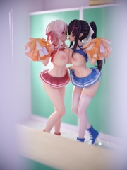 BRASS BELL Saimin Kanojo Hashimoto Karen&Takanashi Iori 1/6 Figure (Bonus)