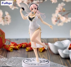 FURYU OniComi (Super Sonico) Sonico Trio-Try-iT Figure White China Dress ver.