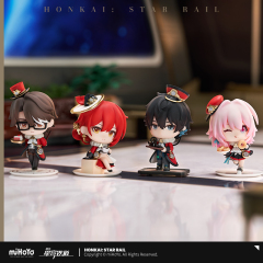 (In Stock) Ribose x miHoYo Honkai: Star Rail Welcome to Train Tea Party Q Version Figure