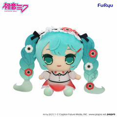 FURYU Hatsune Miku KYURUMARU Big Plush Toy Anemone