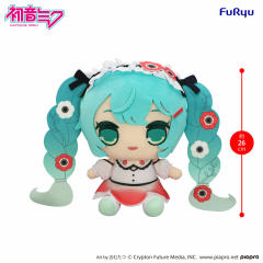 FURYU Hatsune Miku KYURUMARU Big Plush Toy Anemone