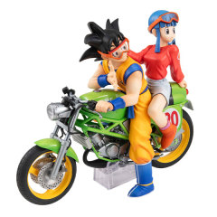 MegaHouse Desktop Real McCoy Dragon Ball Z 05 Son Goku and Chichi Exclusive Reproduction Version Figure