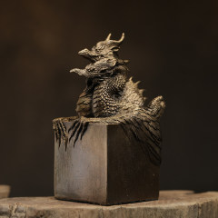 Manas Studio Fan Zai The Sealed Two Headed Dragon Weird Sealing Series Statue