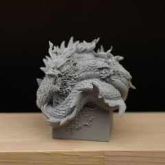 Manas Studio Fan Zai Winding Dragon Seal Weird Sealing Series Statue