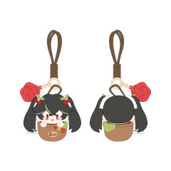 KURO GAMES Punishing Gray Raven Spring Festival Stroll Series Flower Pot Plush Charm