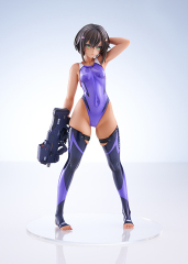 AMAKUNI ARMS NOTE Buchou-chan of the Swimming Club Purple Swimsuit Ver. 1/7 Figure