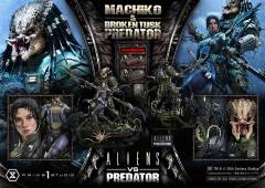 Prime 1 Studio Ultimate Premium Masterline Aliens vs Predator Comic Machiko x Broken Tusk Predator 1/4 Statue UPMAVP-01 UPMAVP-01DX UPMAVP-01DXS