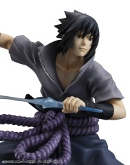 MegaHouse GEM Series NARUTO Shippuden Sasuke Uchiha Shinobi World War Ver Figure (Reissue)