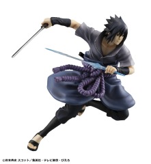 MegaHouse GEM Series NARUTO Shippuden Sasuke Uchiha Shinobi World War Ver Figure (Reissue)