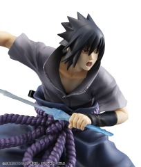 MegaHouse GEM Series NARUTO Shippuden Sasuke Uchiha Shinobi World War Ver Figure (Reissue)
