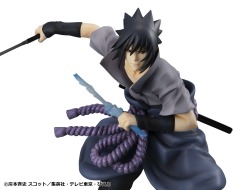 MegaHouse GEM Series NARUTO Shippuden Sasuke Uchiha Shinobi World War Ver Figure (Reissue)