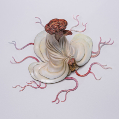 Manas SUM sheep Phantom Play Flesh Ganoderma Art Statue