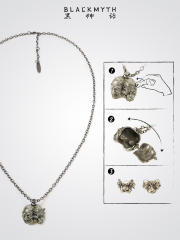 Game Science Black Myth Wukong Crouching Tiger Temple Mechanical Base Earring x Necklace 2-in-1 Set