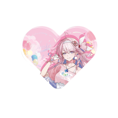KURO GAMES Wuthering Waves Pastel Wishes Themed Heart-Shaped Acrylic Ornament