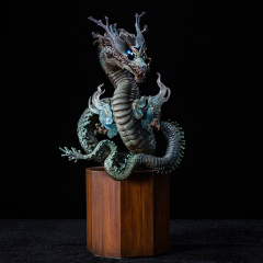 Manas SUM Seal of the Four Gods Azure Dragon Art Statue