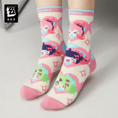 miHoYo Zenless Zone Zero Angels of Delusion Printed Embroidered Socks Set of 3